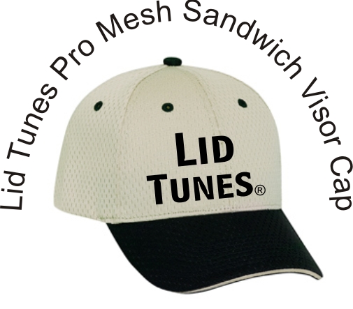 23-369 Lid Tunes Pro Mesh Sandwich Visor Cap